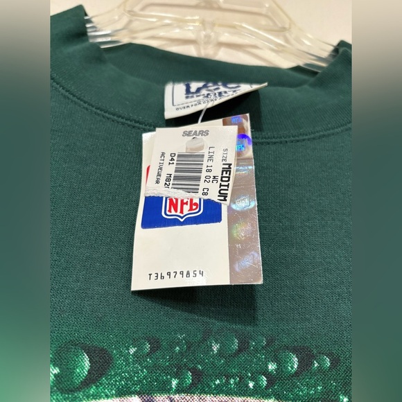 Vintage 90s Lee Sport New York Jets Graphic Sweatshirt Size Medium NWT - Picture 4 of 5